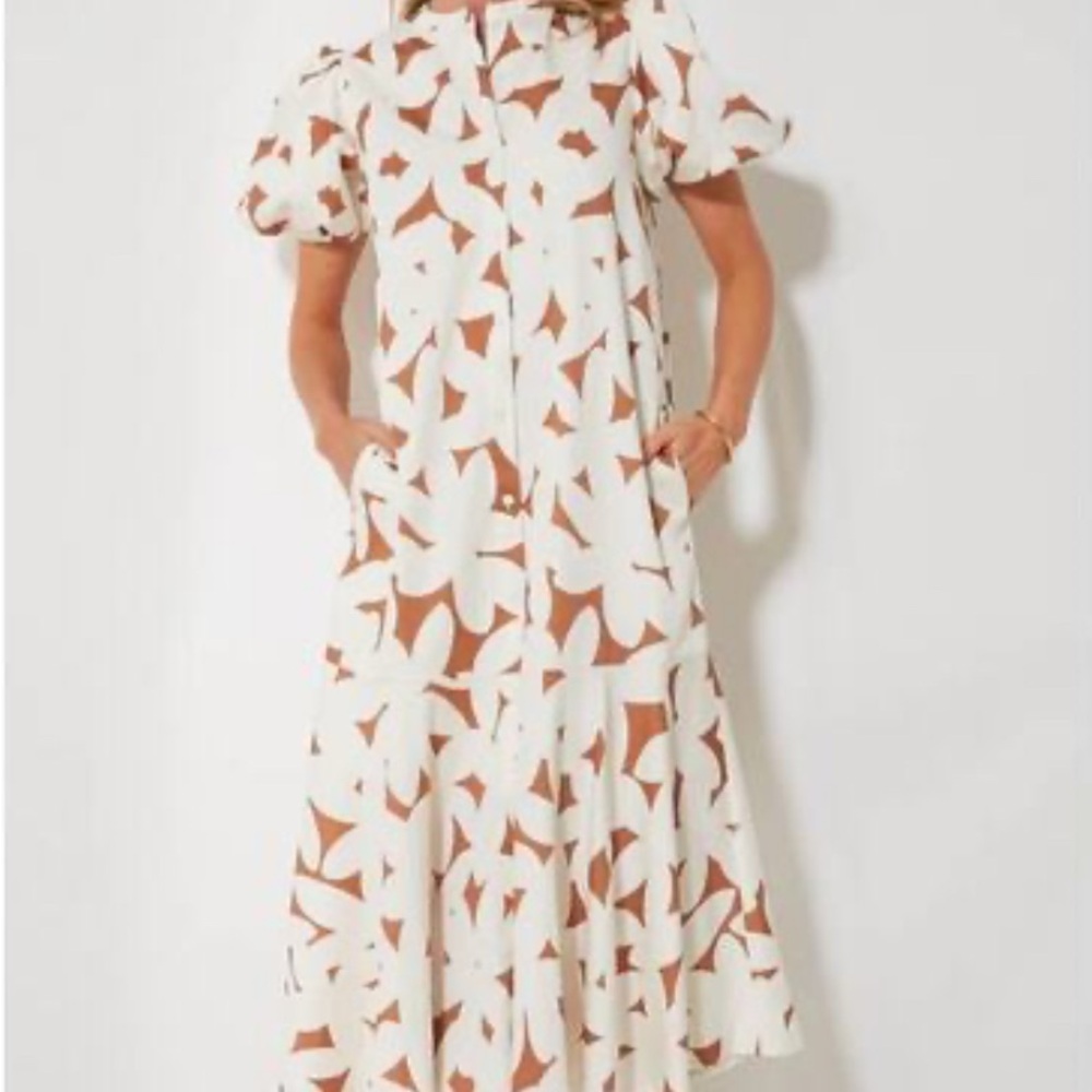 Tuckernuck Honey Petal Lewis Dress size Large